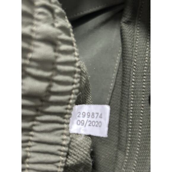 Outdoor Voices Men's Large Zephyr Pants Dark Olive Performance Stretch - Picture 6 of 7